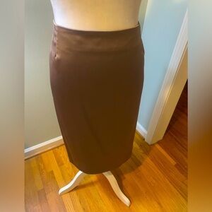 Nipon Boutique poly-satin slim skirt, size 10